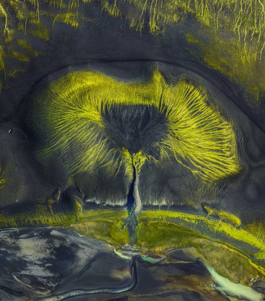 Vibrant Earth Patterns by Yuan Cui — canvas wall art