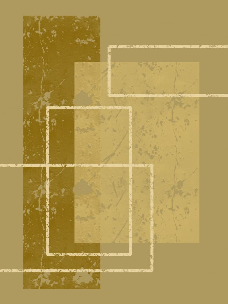 Layered Geometric Texture by Yuli Saputra — canvas wall art