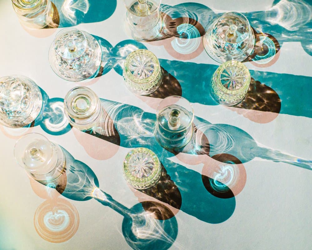 Sunny Glass Refractions by Monica Valentina Patrascoiu — canvas wall art