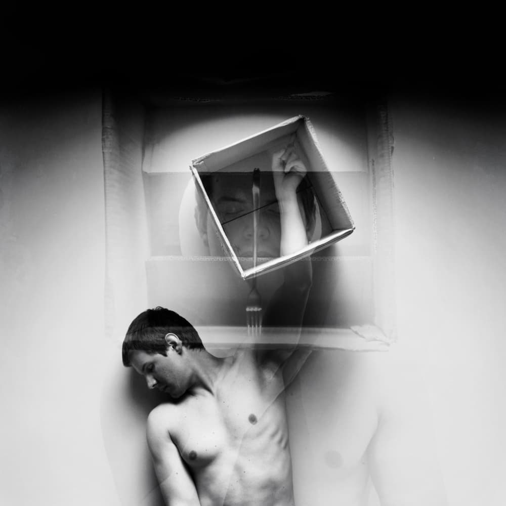 Surreal Man Inner World by Yaroslav Vasiliev-Apostol — canvas wall art
