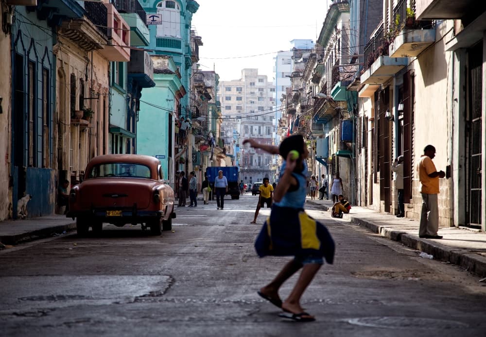 Cuban Street Play by Lorenzo Grifantini — canvas wall art