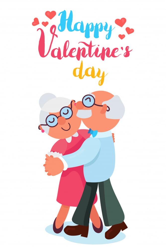 Happy Elderly Couple Dancing by Marika Barsrsind — canvas wall art