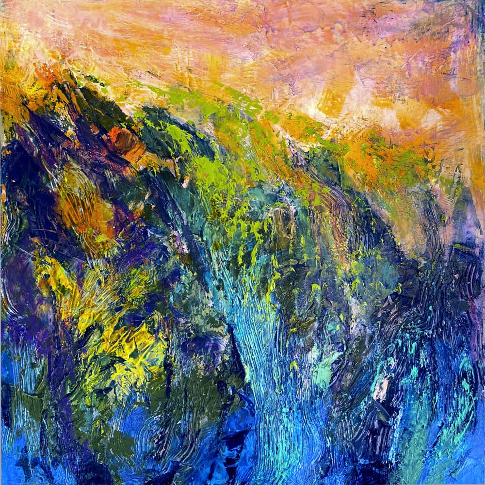 A Flow of Light and Serenity by Dorothy Fagan — canvas wall art