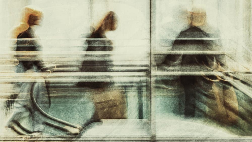 Blurred Urban Motion by The Jar - Geir Jartveit — canvas wall art
