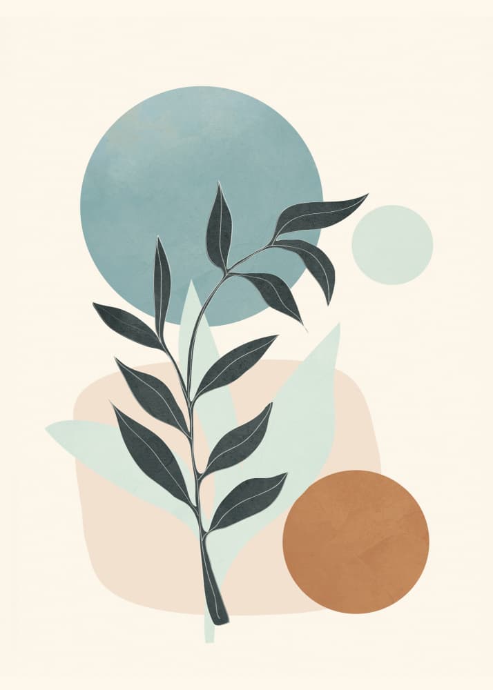 Muted Botanical Abstract by City Art — canvas wall art
