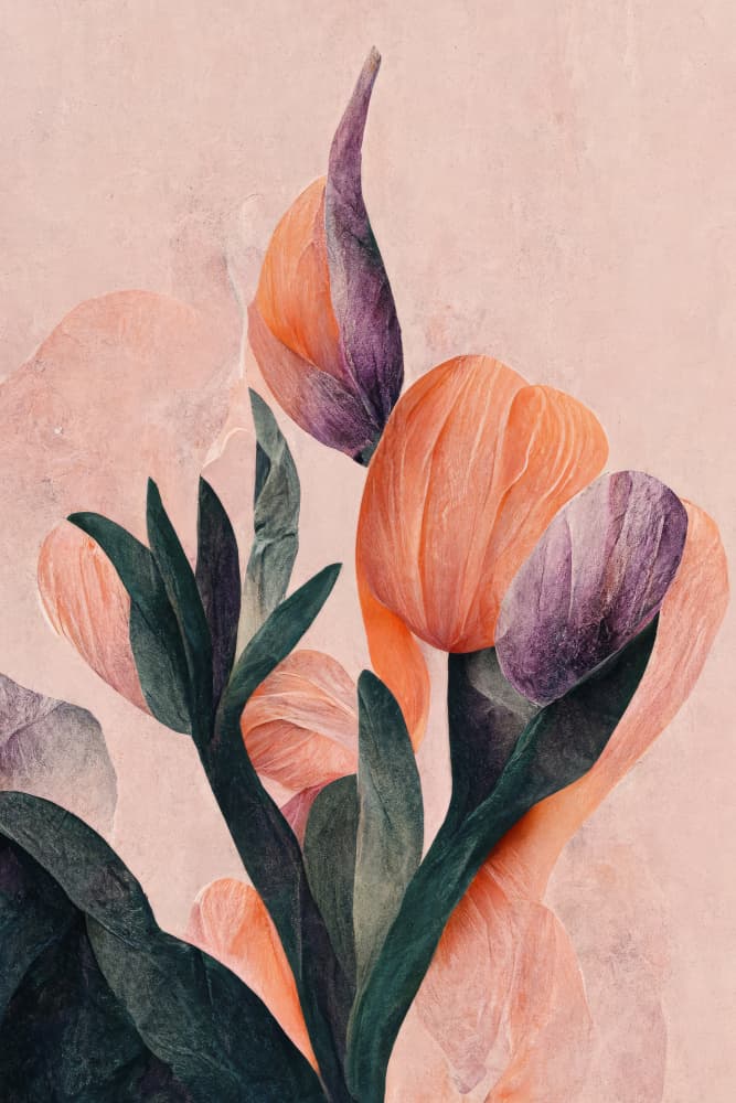 Blossoms in Harmony by Treechild — canvas wall art