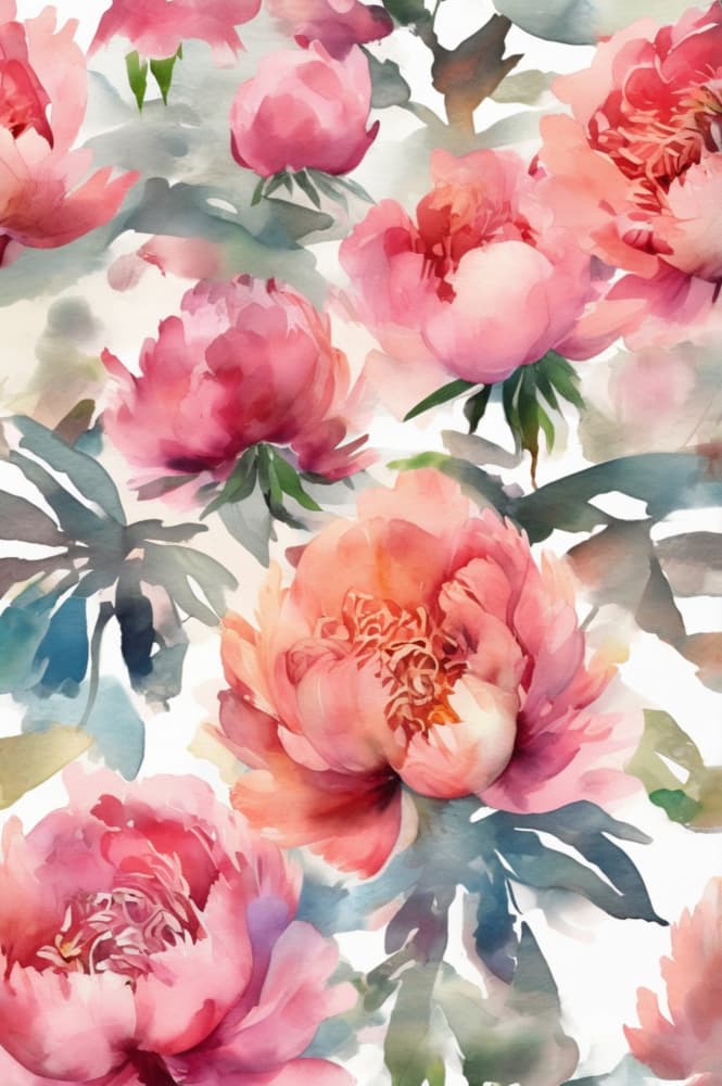 Soft Pink Peonies by Anda Bieza — canvas wall art