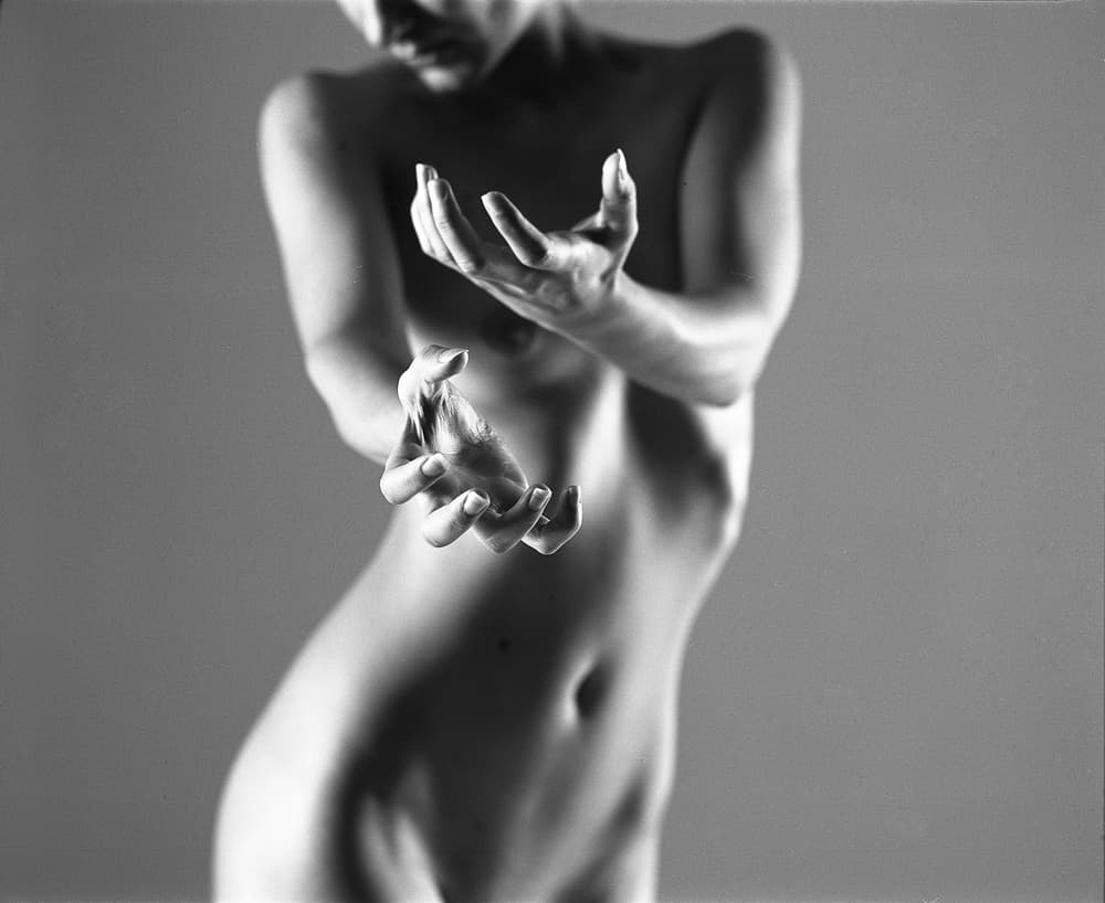 Elegant Nude Study by Kalynsky — canvas wall art