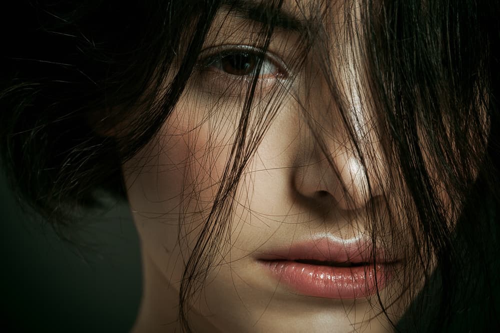Mysterious Feminine Gaze by Alexandr Sutula — canvas wall art