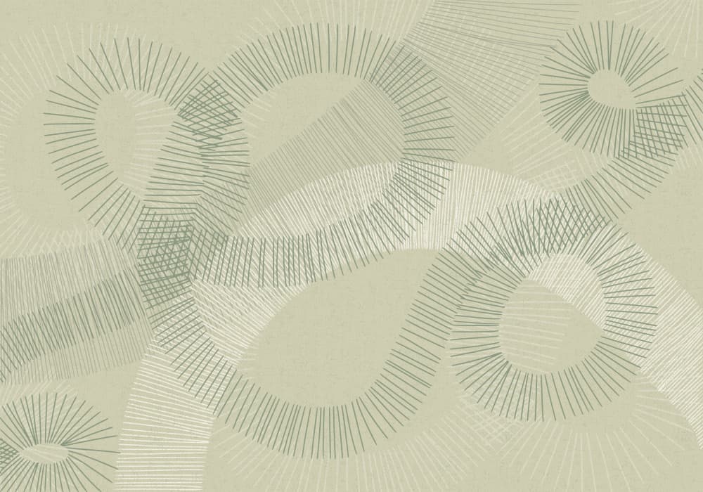 Flowing Abstract Curves by Annick — canvas wall art