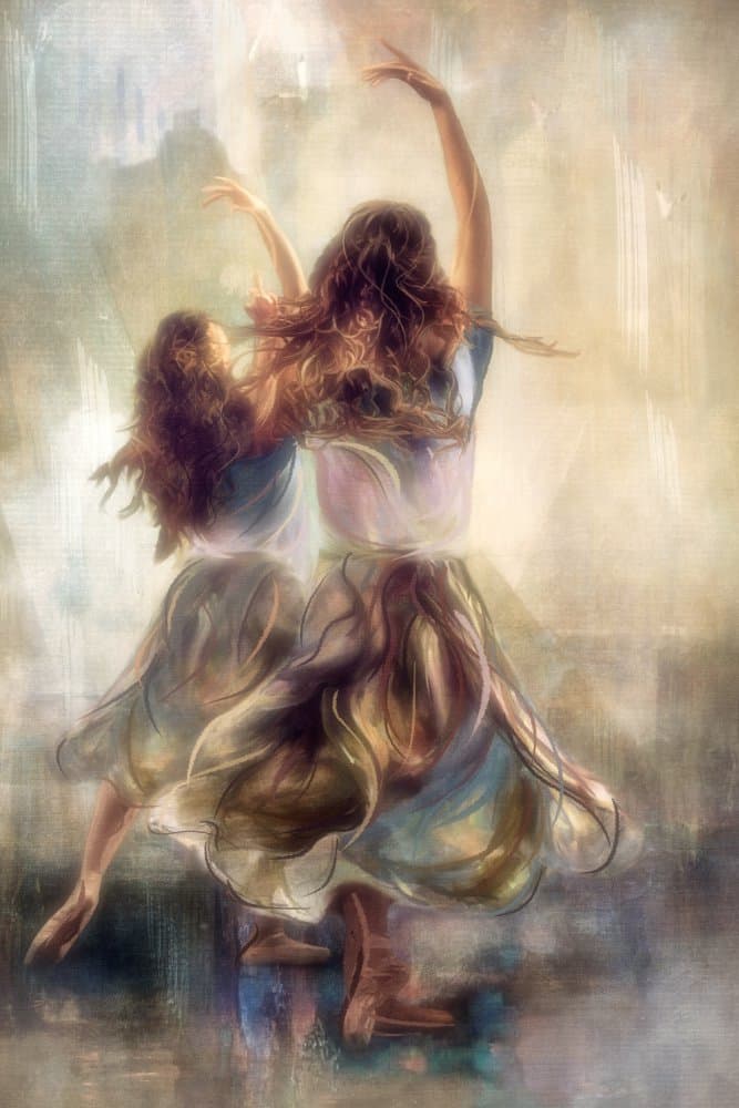 Ethereal Dance Movement by Charlaine Gerber — canvas wall art