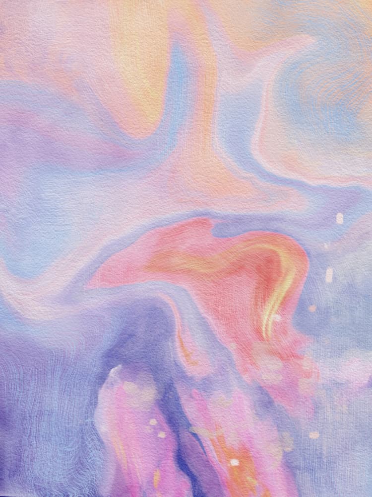 Gentle Pastel Flow by Mathieu jeuf — canvas wall art