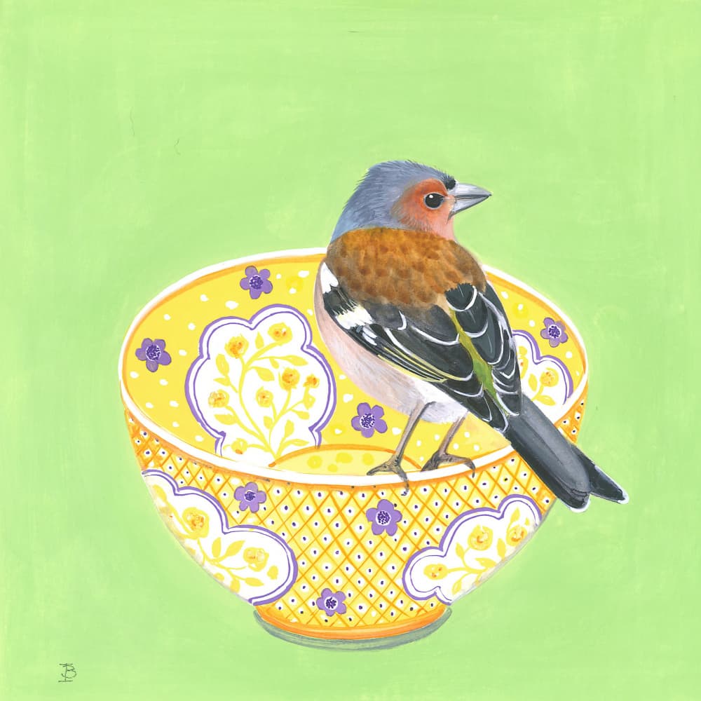 Colorful Bird by Isabelle Brent — canvas wall art