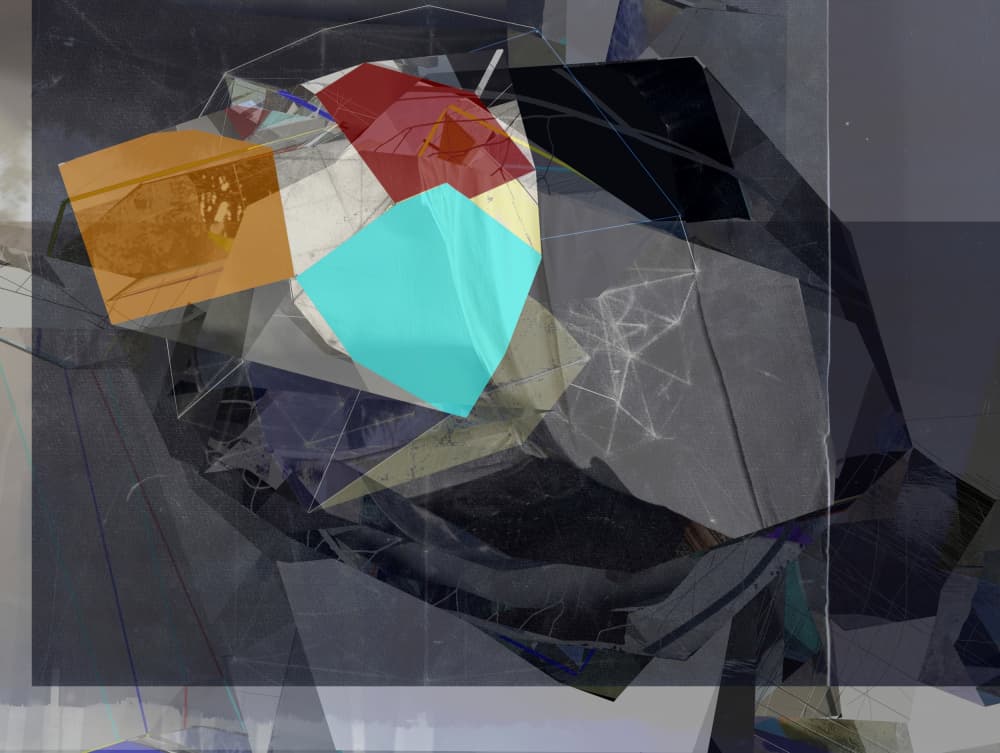 Complex Geometric Layers by Stefan Fransson — canvas wall art