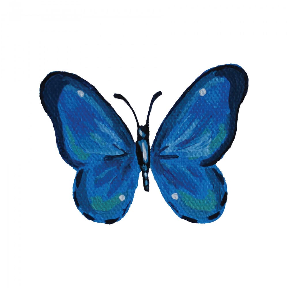 Ultramarinebluepap by Madison Phipps — canvas wall art