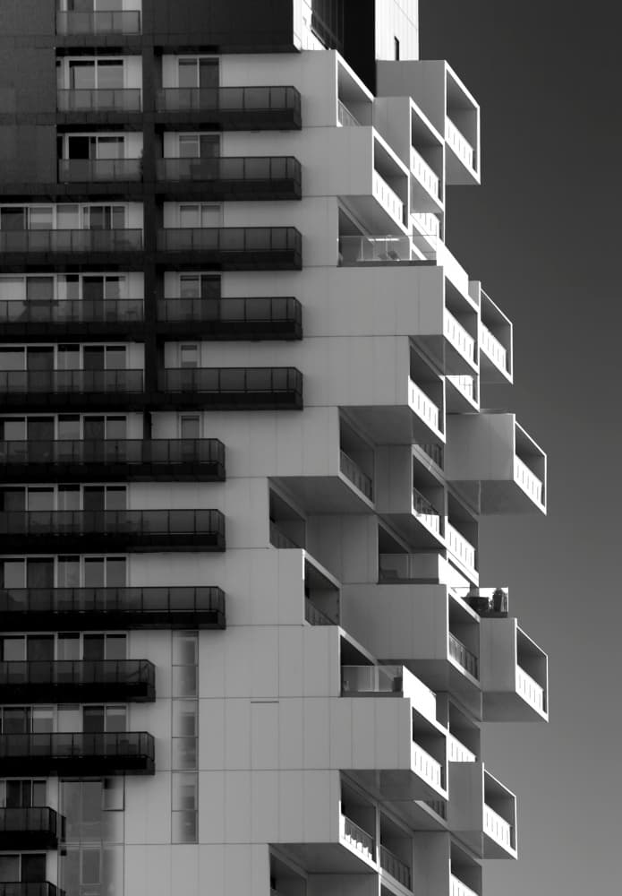 Modern Architectural Geometry by Ivan Huang — canvas wall art