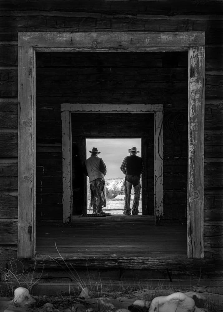 Cowboys Winter View by Dennis Zhang — canvas wall art