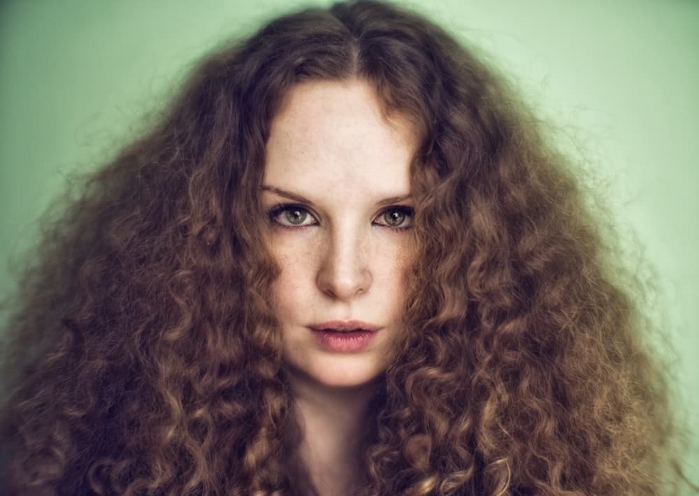 Curly Haired Woman by Paul — canvas wall art