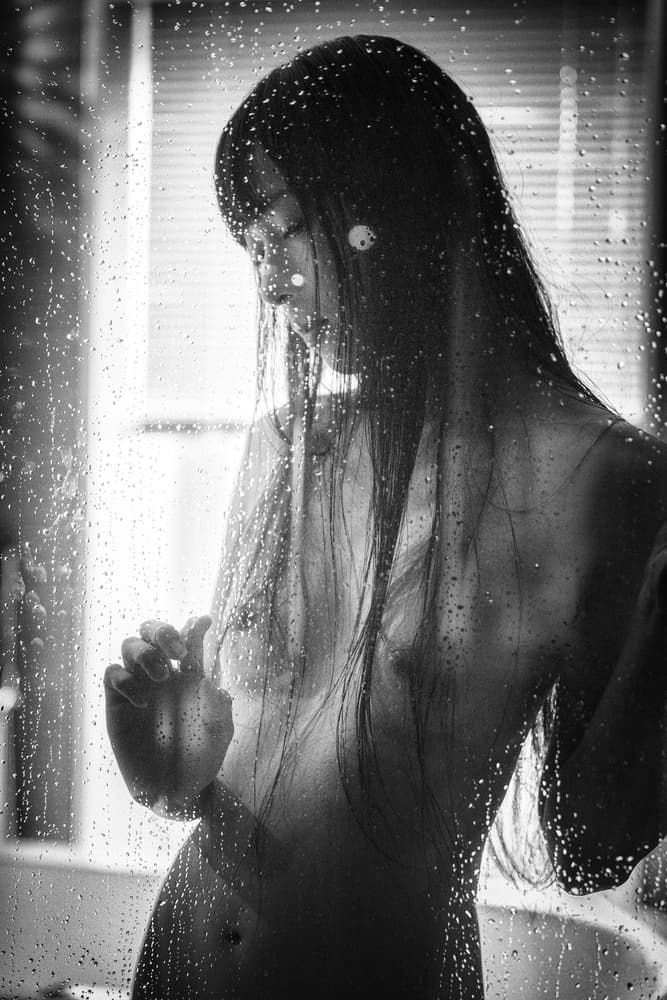 Wet Hair Serenity by Daisuke Kiyota — canvas wall art