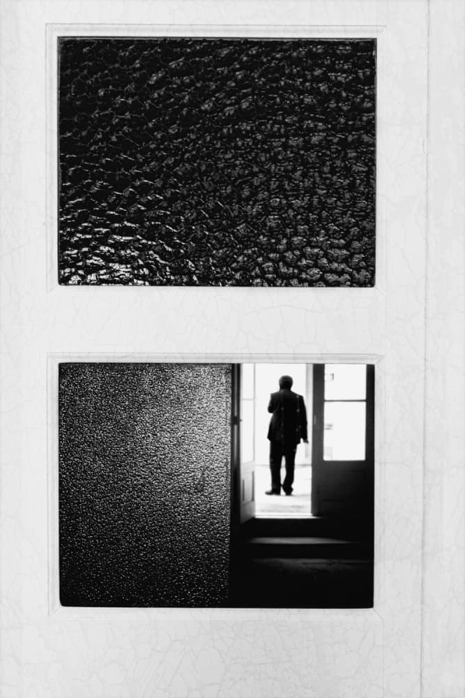 Textured Glass Silhouette by Laura Mexia — canvas wall art