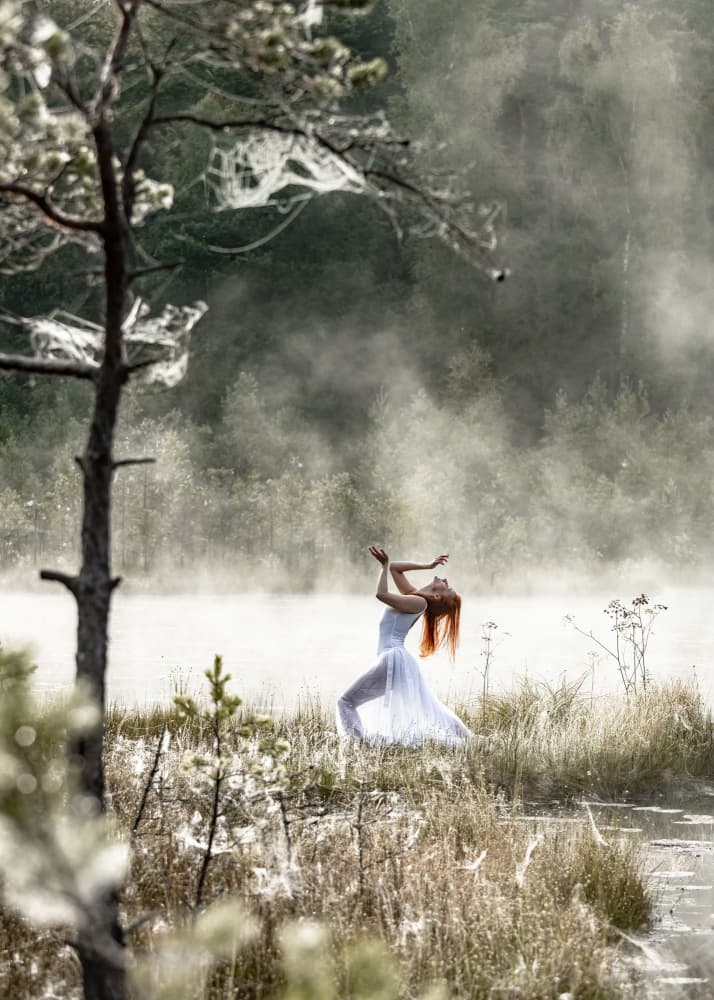 Ethereal Morning Dance by Leszek Paradowski — canvas wall art