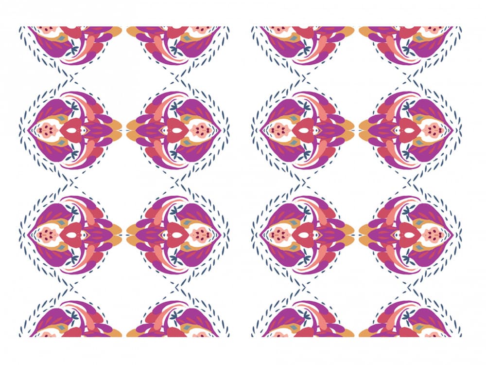 Bohemian Bird Motifs by Breanna Megan Studio — canvas wall art