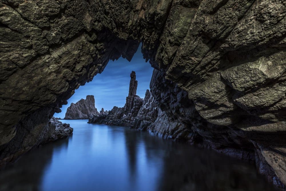 Mysterious Sea Cave by Manuel Jose Guillen Abad — canvas wall art