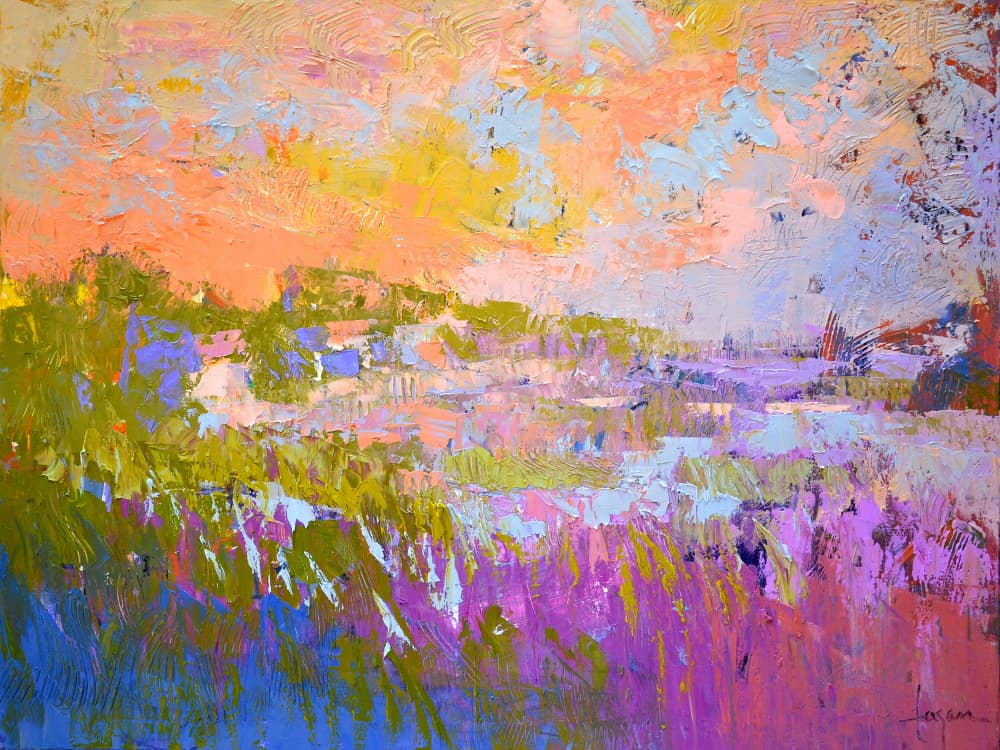 Pastel Horizons by Dorothy Fagan — canvas wall art