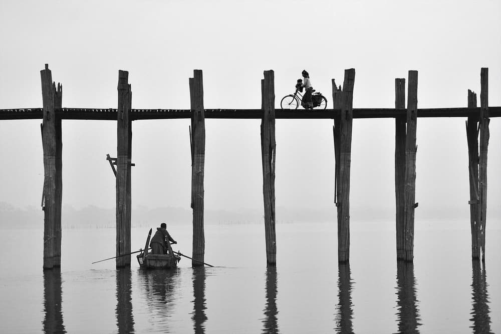 Timeless Bridge Journey by Sarawut Intarob — canvas wall art