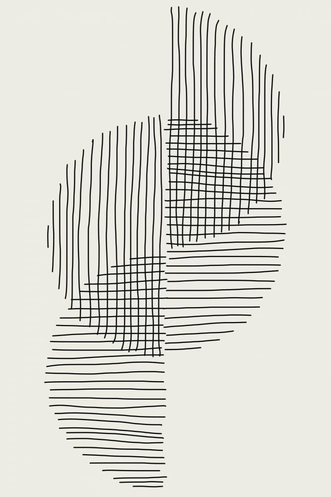 Abstract Geometric Lines by jay stanley — canvas wall art