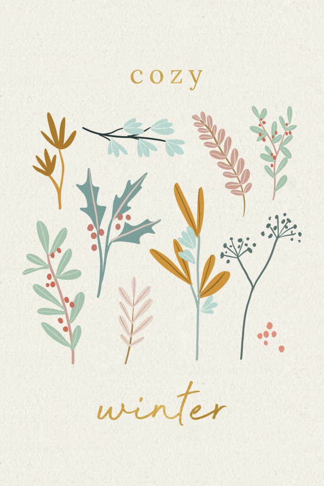 Cozy Winter by Goed Blauw — canvas wall art