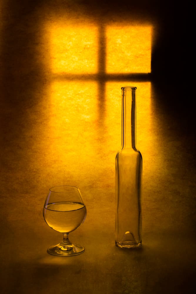 Golden Light Window Still Life by Brig Barkow — canvas wall art