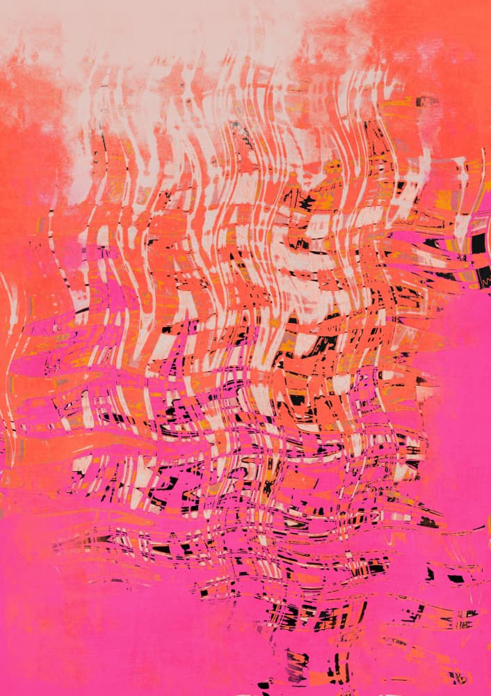 Vibrant Waves by Treechild — canvas wall art