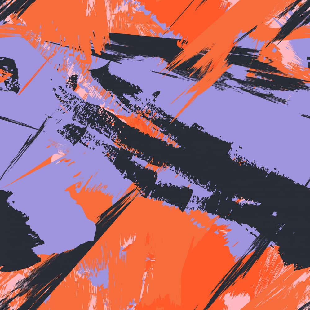 Dynamic Brushstroke Abstract by Marika Barsrsind — canvas wall art