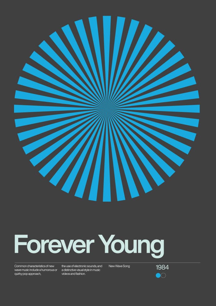 Blue Radial Burst by David Vineïs — canvas wall art