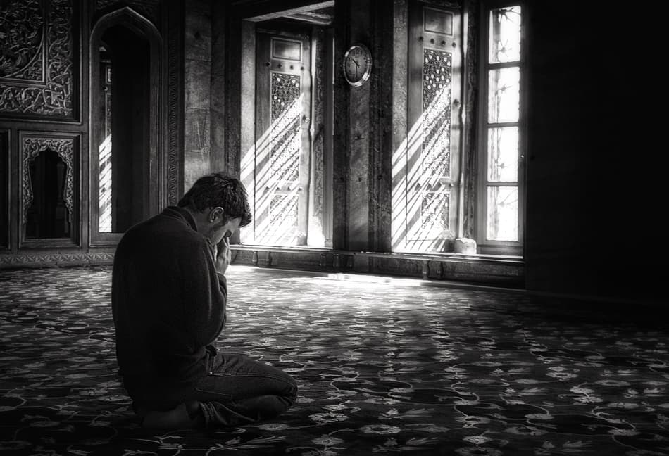 Spiritual Man in Sunlight by Izidor Gasperlin — canvas wall art