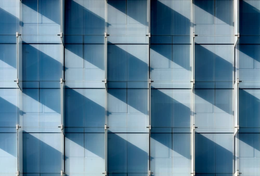 Geometric Shadows Facade by Alfonso Novillo — canvas wall art
