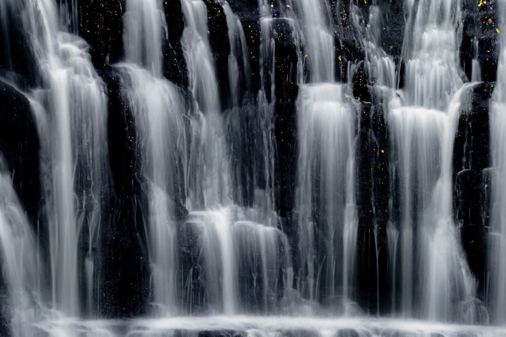 Cascading Dark Falls by Andreas Agazzi — canvas wall art