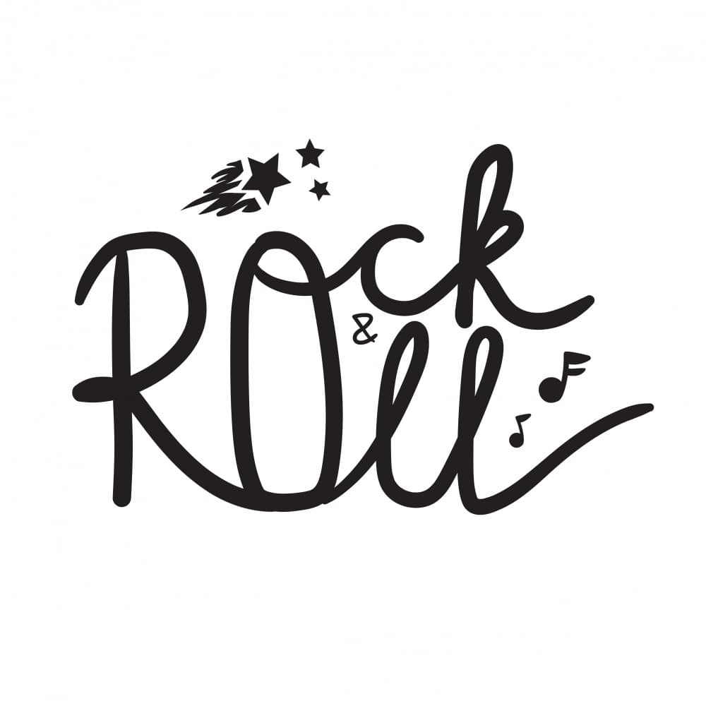Rock And Roll Vibe by Marika Barsrsind — canvas wall art