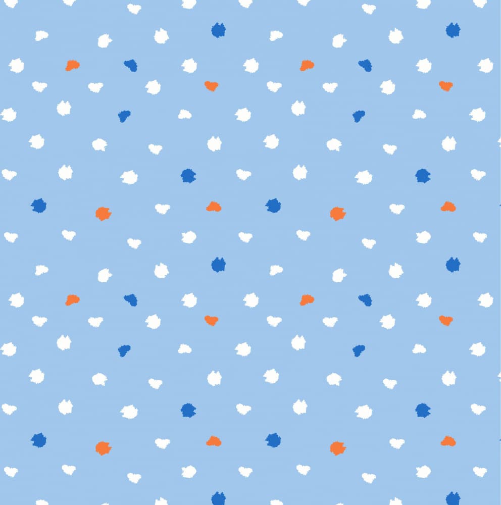 Playful Confetti Dots by Aliya Putrus — canvas wall art