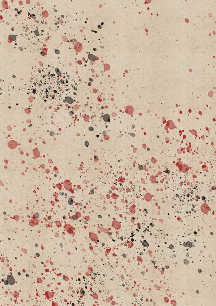 Red Black Splatter Texture by Nicholas — canvas wall art