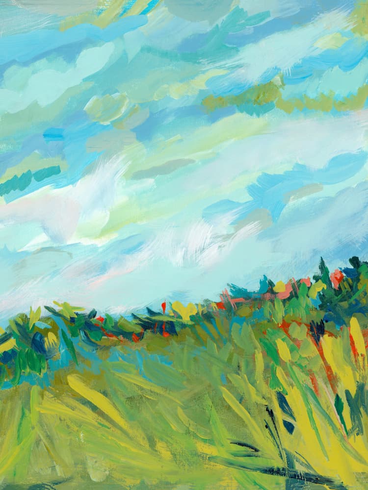 Clouds by Jenny Westenhofer — canvas wall art