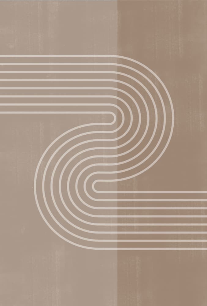 Curved Pathway by THE MIUUS STUDIO — canvas wall art