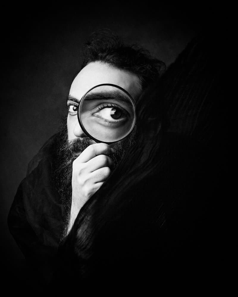 The Curious Eye by Mehdi Mokhtari — canvas wall art