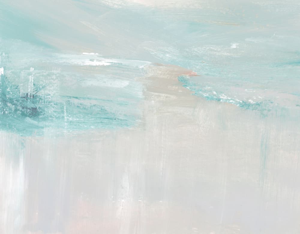 Serene Blue Brushstrokes