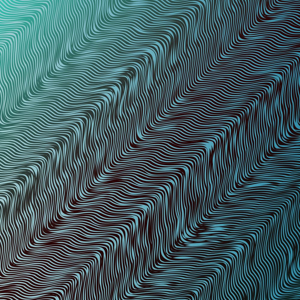 Fluid Teal Ripples by Angelo Cerantola — canvas wall art