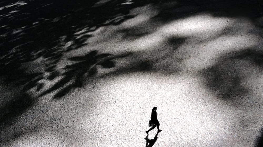 Urban Shadow Walker by Huib Limberg — canvas wall art