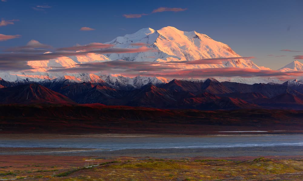 Majestic Denali Sunset by Roberto Marchegiani — canvas wall art