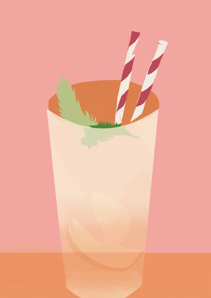 Refreshing Summer Drink by casa cartissi — canvas wall art