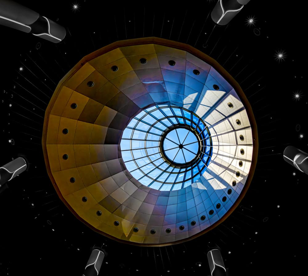Modern Dome Skylight by YASUTOSHI HONJO — canvas wall art